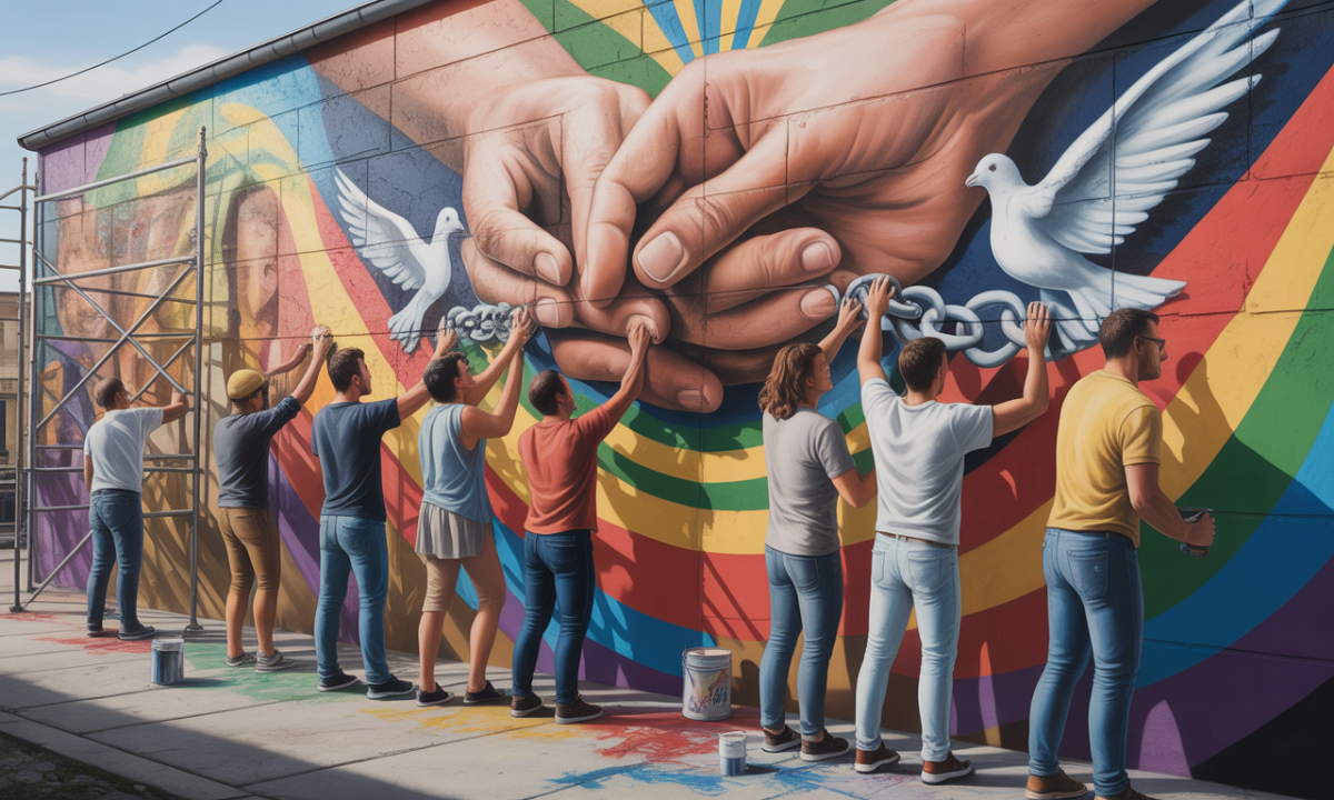 découvrez comment les fresques de la solidarité illustrent la fraternité et renforcent les liens communautaires à travers des œuvres d'art engagées.